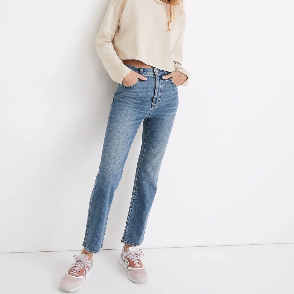 NWT Madewell Slim Demi-Boot Jeans in Enright Wash